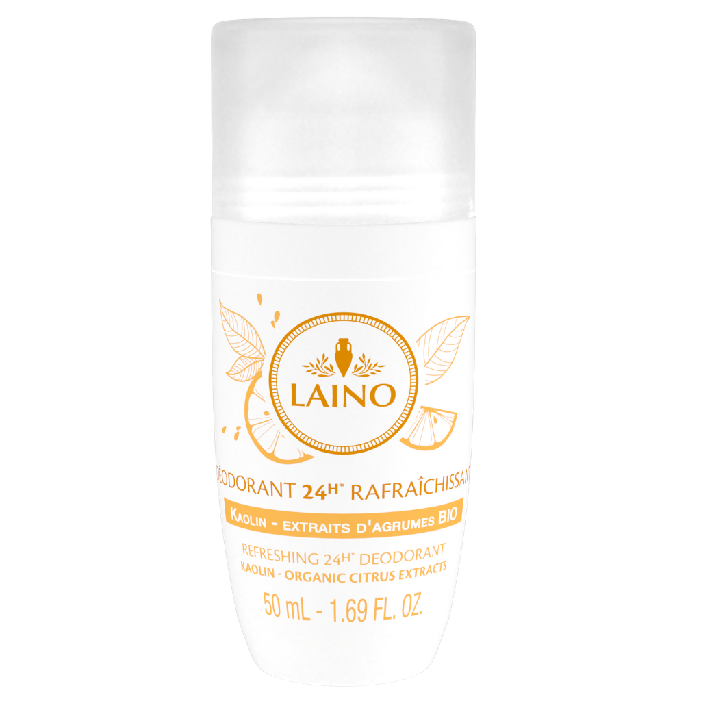Лено Дезодорант шариковый "Цитрус" Laino 24-hour Effectiv Extrait d'Agrumes Citrus Deodorant 50мл
Лено Дезодорант шариковый "Цитрус" Laino 24-hour Effectiv Extrait d'Agrumes Citrus Deodorant 50мл
