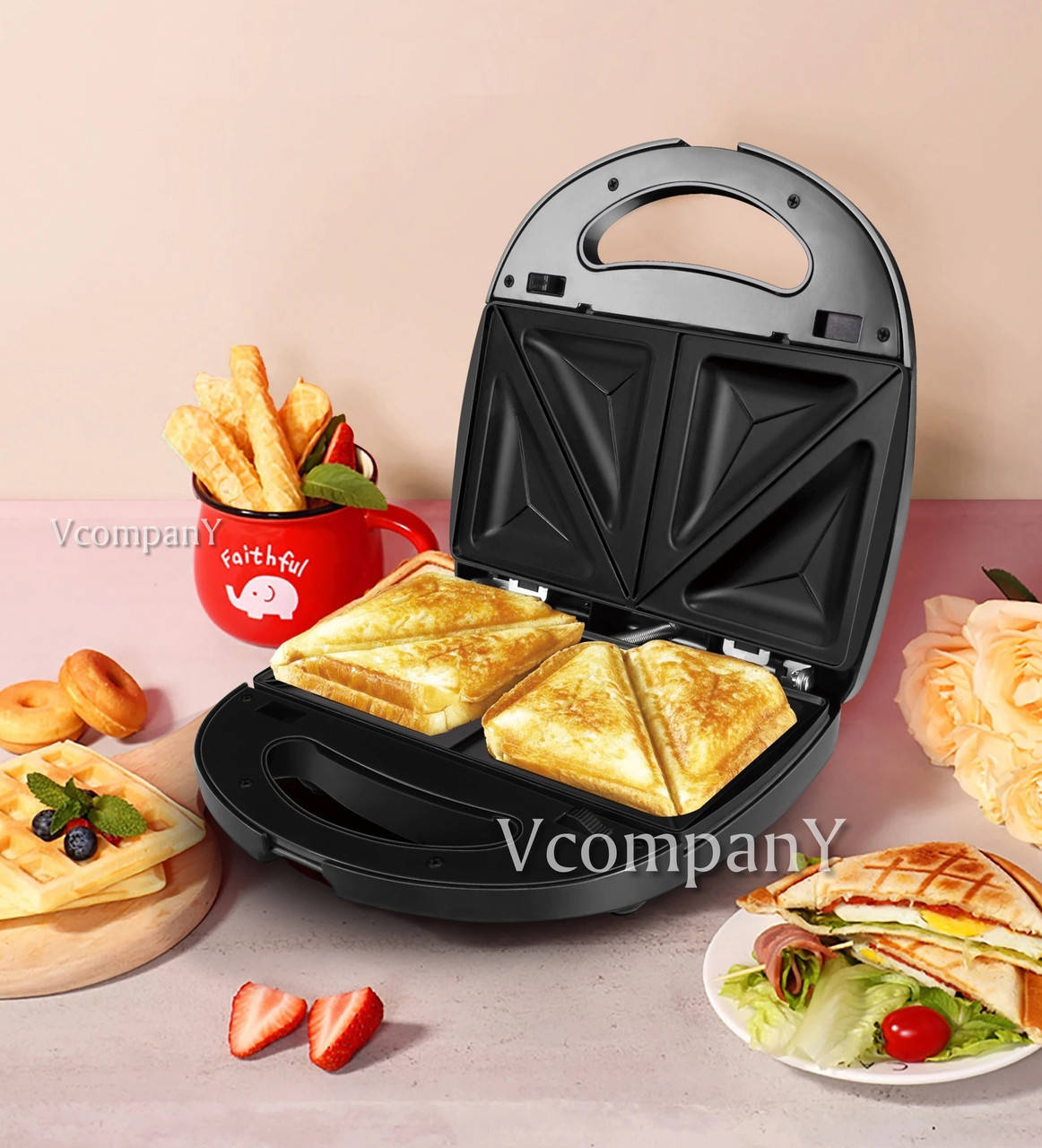 Бутербродница 4 в 1 DOMOTEC MULTIGRILL 1000W Мультимейкер, Сендвичница, Вафельница, Гриль со Съемными Формами
Бутербродница 4 в 1 DOMOTEC MULTIGRILL 1000W Мультимейкер, Сендвичница, Вафельница, Гриль со Съемными Формами