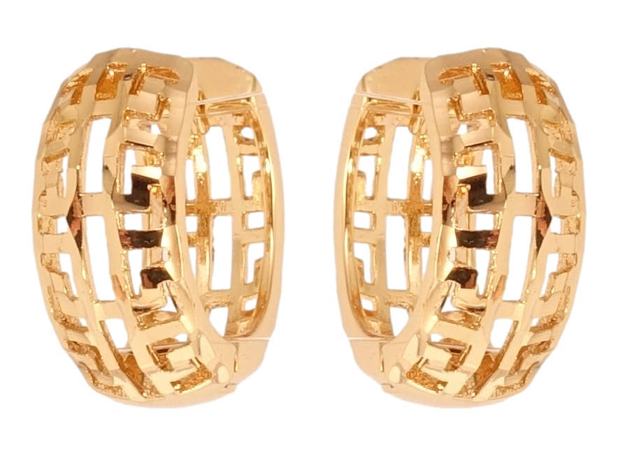 Серьги Xuping Позолота 18K колечки "Меандровый резной орнамент"
Серьги Xuping Позолота 18K колечки "Меандровый резной орнамент"