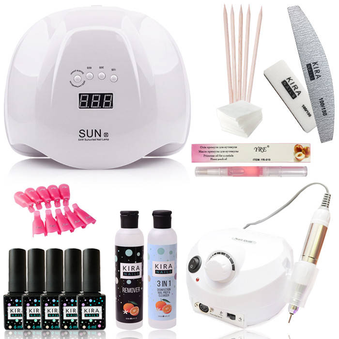 Стартовый набор Kira Nails "PROFI Sun X" + фрезер для маникюра BUCOS Nail Drill ZS-601 PRO White
Стартовый набор Kira Nails "PROFI Sun X" + фрезер для маникюра BUCOS Nail Drill ZS-601 PRO White