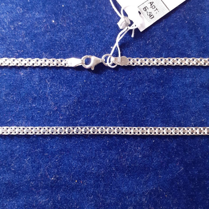 Цепочка Бисмарк Итальянский 8.03 г, 60 см, серебряная
Цепочка Бисмарк Итальянский 8.03 г, 60 см, серебряная