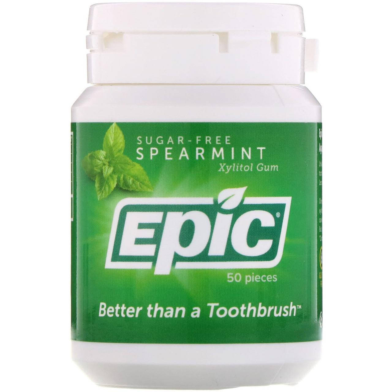 Epic Dental, Жевательная резинка с ксилитом, без сахара, мята, 50 шт., EPD-00152
Epic Dental, Жевательная резинка с ксилитом, без сахара, мята, 50 шт., EPD-00152