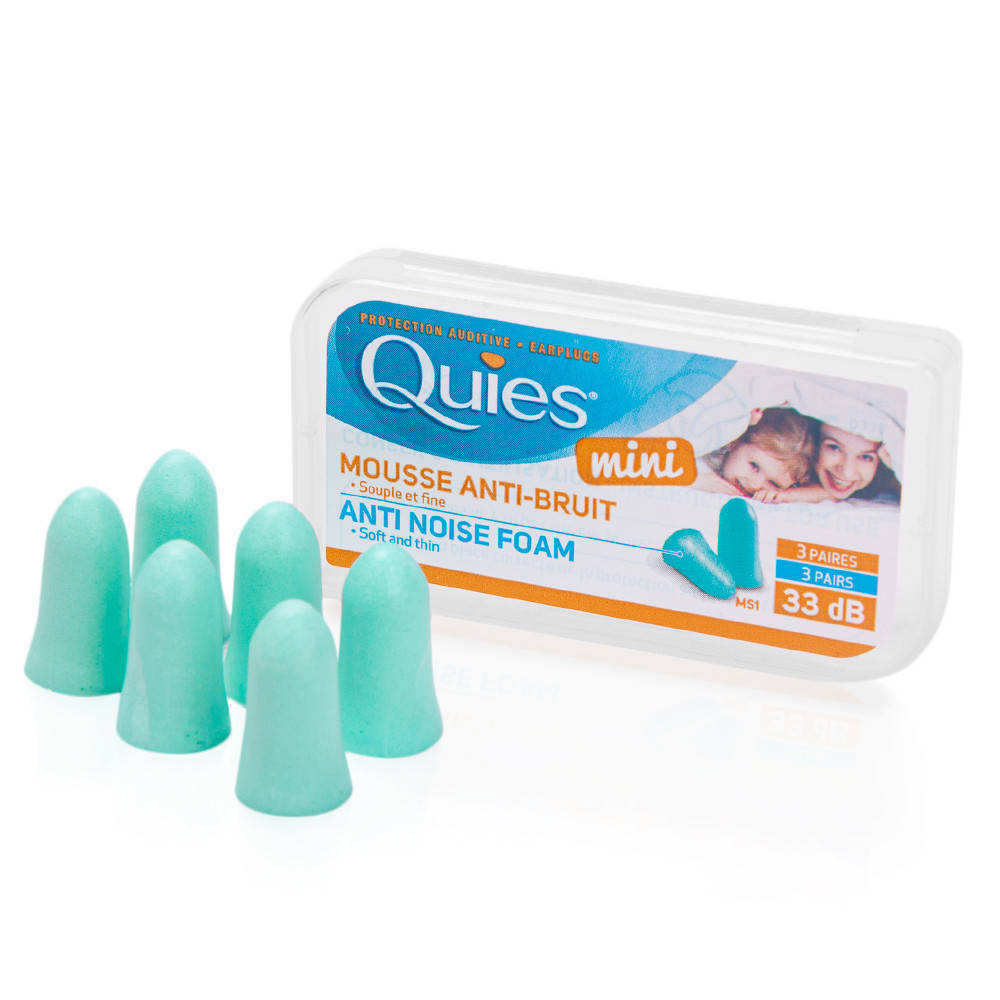 Пенные беруши для детей Quies Mini 3 пары SNR 33 дБ
Пенные беруши для детей Quies Mini 3 пары SNR 33 дБ