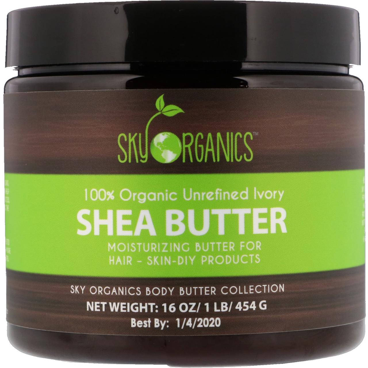 Sky Organics, Масло ши, сырое и нерафинированное, 454 г (16 ), официальный сайт, SYO-00700
Sky Organics, Масло ши, сырое и нерафинированное, 454 г (16 ), официальный сайт, SYO-00700