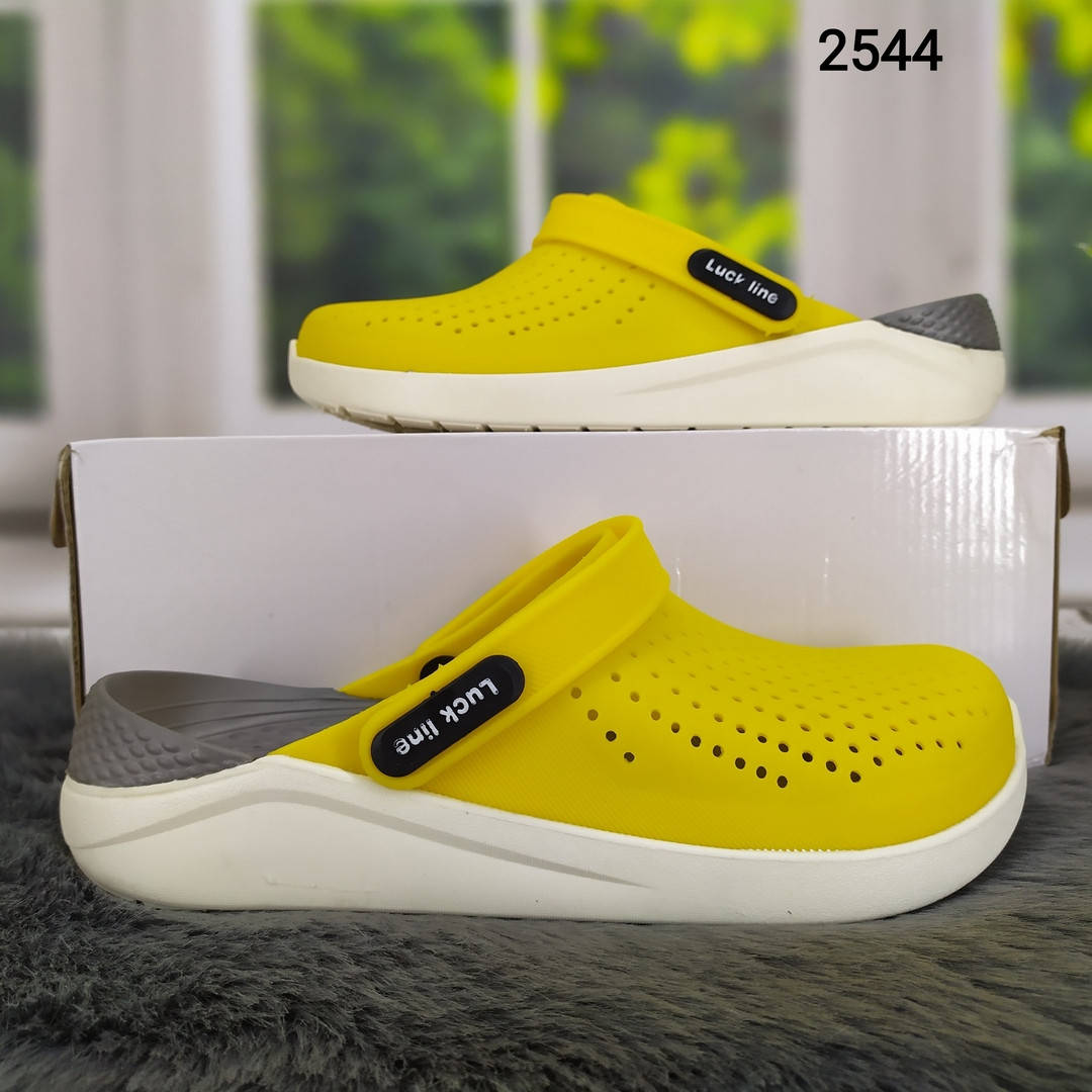 Сабо кроксы женские желтые Luck Line силиконовые 40
Сабо кроксы женские желтые Luck Line силиконовые 40