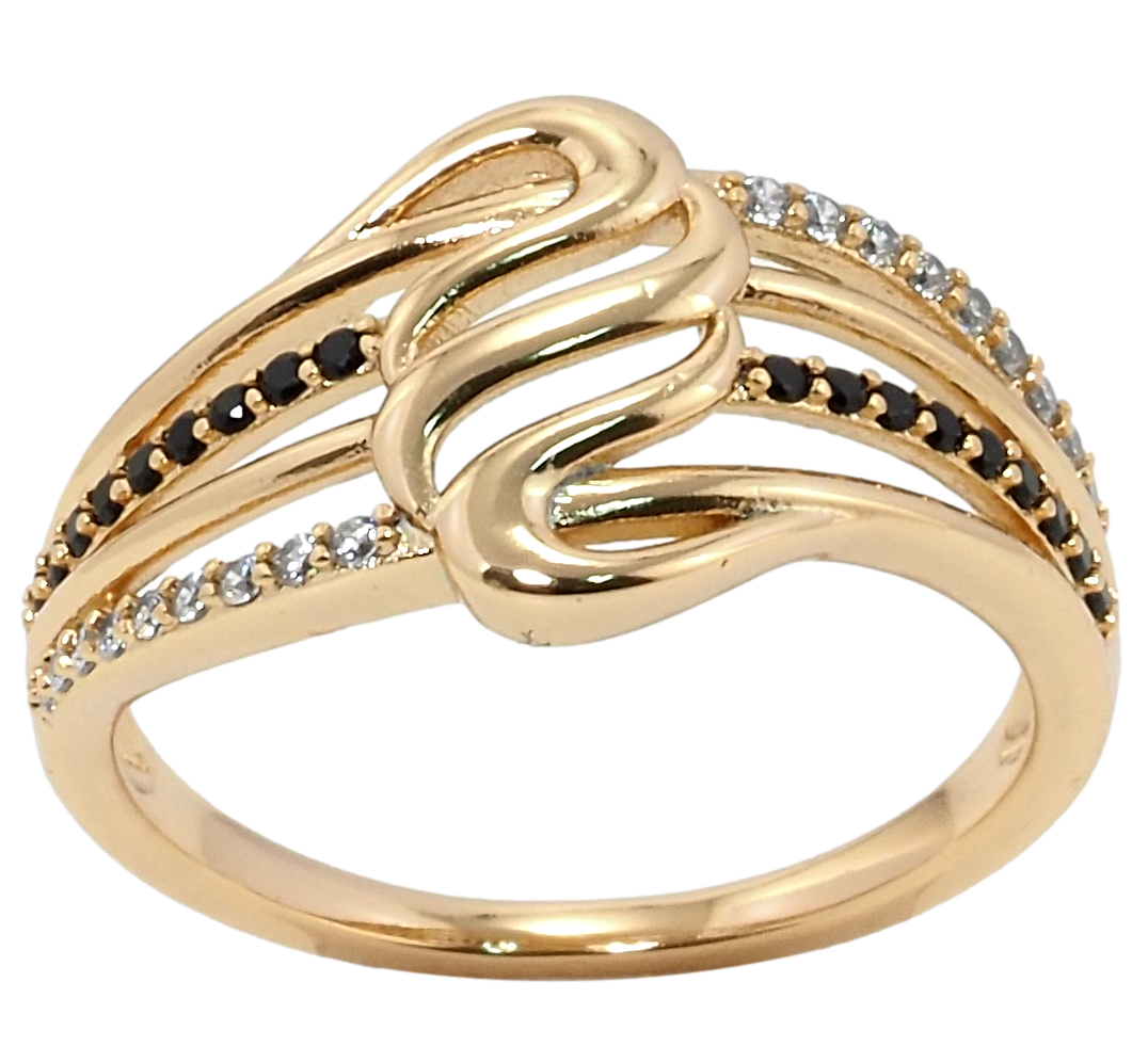 Кольцо Xuping Позолота 18K "Орнамент дорожки черно-белый цирконий" р.16.5,17,17.5,18,18.5,19,19.5
Кольцо Xuping Позолота 18K "Орнамент дорожки черно-белый цирконий" р.16.5,17,17.5,18,18.5,19,19.5
