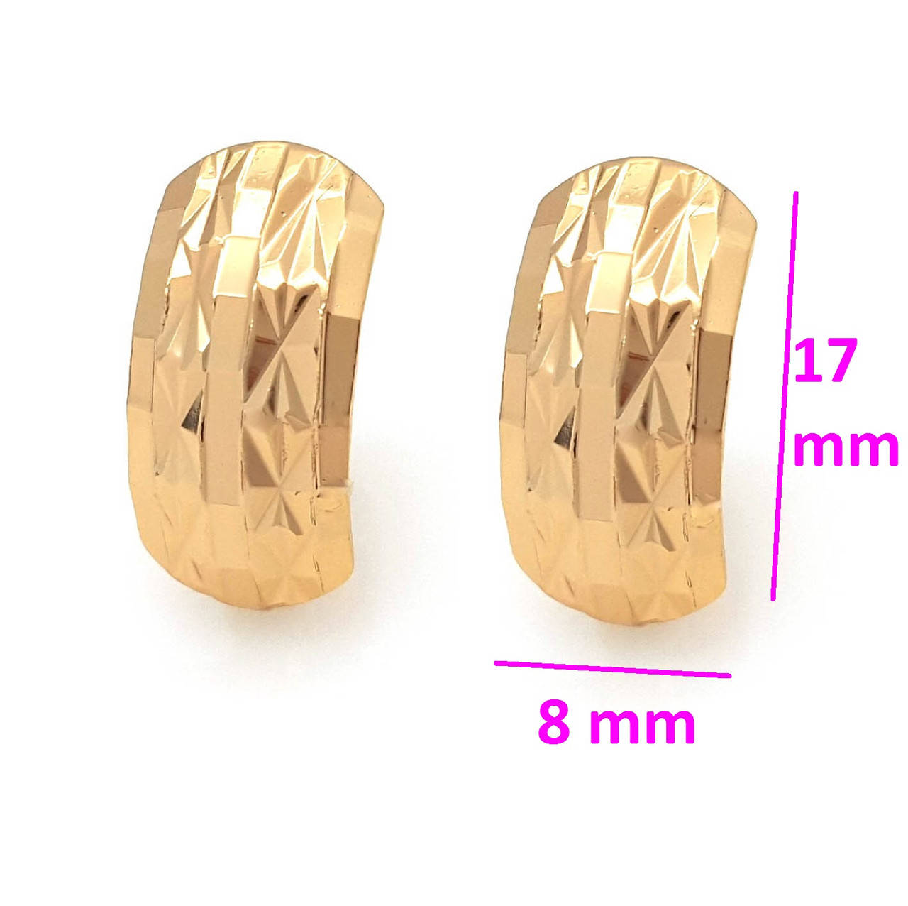 Серьги Полумесяц с резным рисунком, без камней, позолота Xuping, 18К
Серьги Полумесяц с резным рисунком, без камней, позолота Xuping, 18К