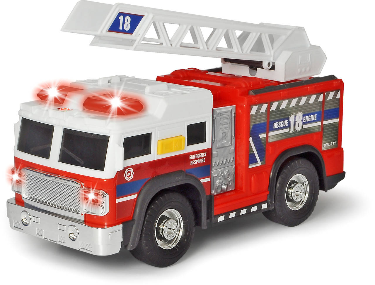 Пожарная машина Dickie Toys Спасатели с выдвижной лестницей, со звук и свет эффектами 30 см (3306016), Красный;белый
Пожарная машина Dickie Toys Спасатели с выдвижной лестницей, со звук и свет эффектами 30 см (3306016), Красный;белый