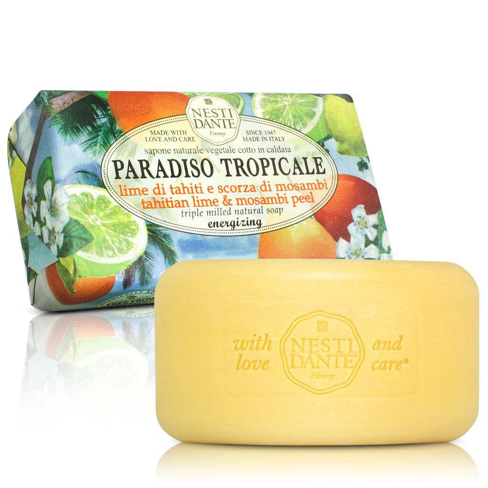 Nesti Dante Paradiso Tropicale Мыло Таитянский лайм и цедра Мосамби 250г Tahitian Lime and Mosambi Peel
Nesti Dante Paradiso Tropicale Мыло Таитянский лайм и цедра Мосамби 250г Tahitian Lime and Mosambi Peel