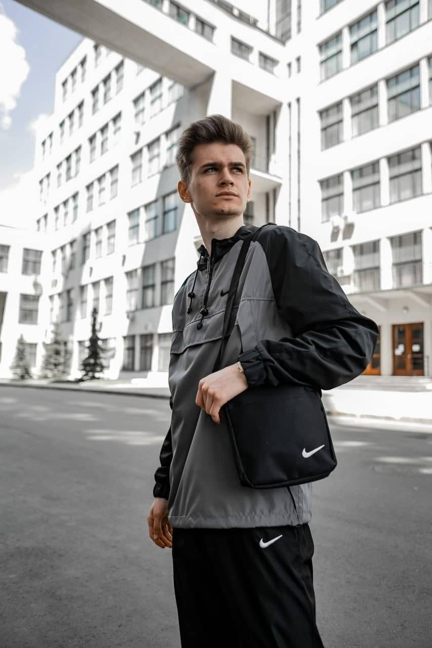 Анорак мужской Nike осенний весенний | Ветровка Куртка мужская спортивная Найк серая ТОП качества
Анорак мужской Nike осенний весенний | Ветровка Куртка мужская спортивная Найк серая ТОП качества