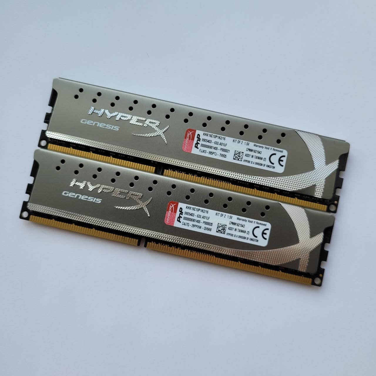 Пара оперативной памяти Kingston HyperX PnP DDR3 16Gb (8Gb+8Gb) 1600MHz 12800U CL10 (KHX16C10P1K2/16) Б/У
Пара оперативной памяти Kingston HyperX PnP DDR3 16Gb (8Gb+8Gb) 1600MHz 12800U CL10 (KHX16C10P1K2/16) Б/У