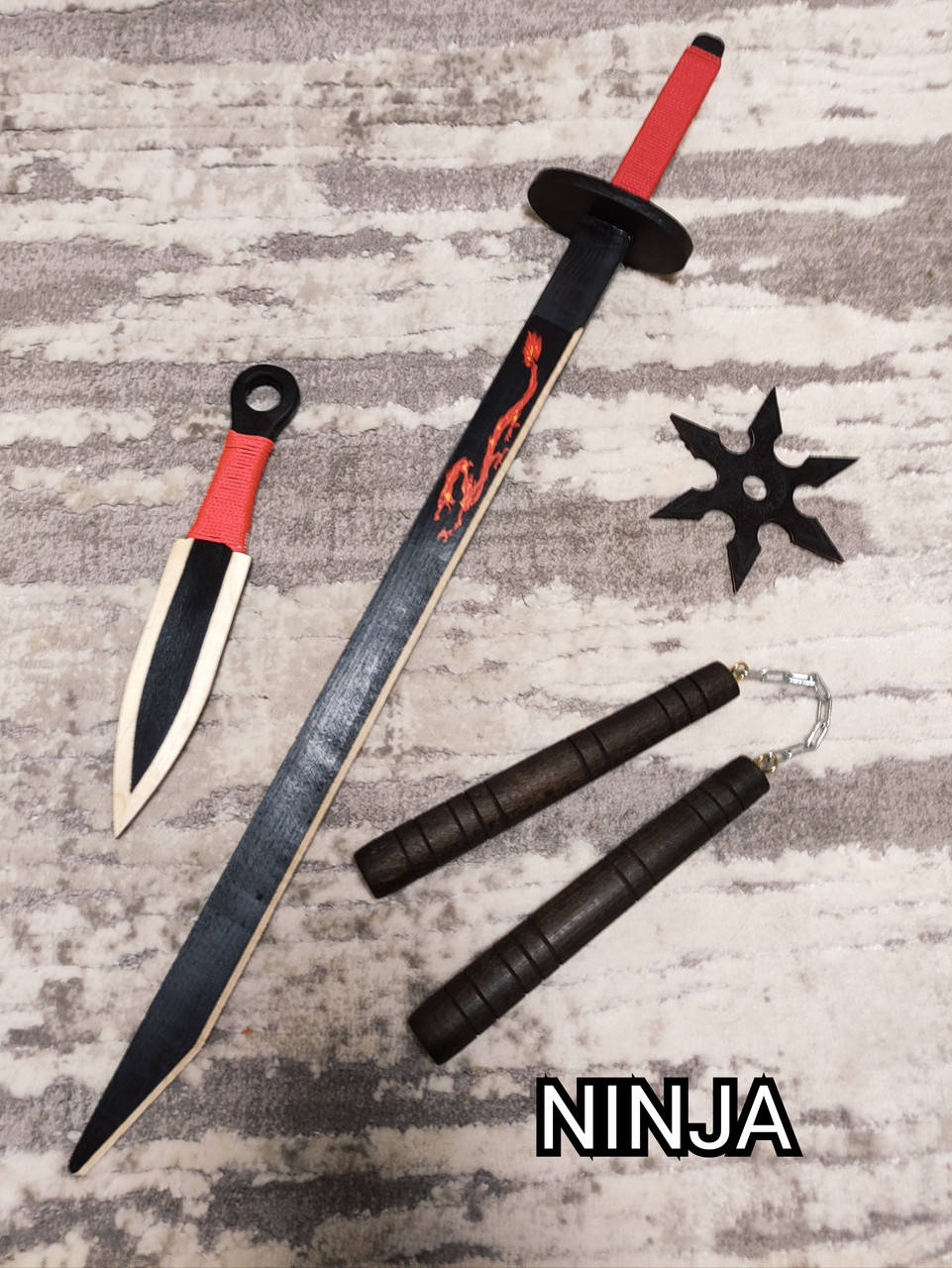 Набор оружия Ниндзя деревянный. Набор Ninja. Катана из дерева. Игровой набор для мальчиков Ниндзя., Черный
Набор оружия Ниндзя деревянный. Набор Ninja. Катана из дерева. Игровой набор для мальчиков Ниндзя., Черный