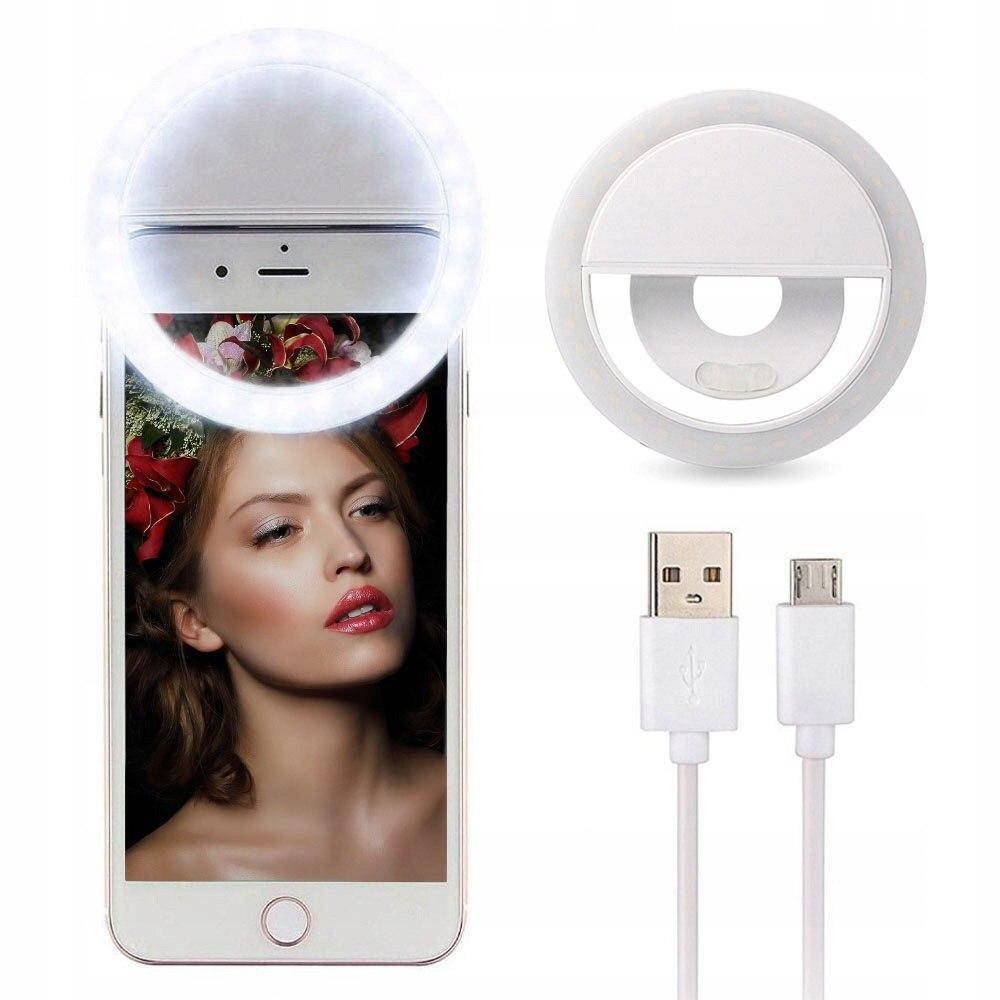 Светодиодное кольцо-прищепка на телефон для селфи USB Selfie Ring Light селфи-кольцо с тремя уровнями свечения
Светодиодное кольцо-прищепка на телефон для селфи USB Selfie Ring Light селфи-кольцо с тремя уровнями свечения