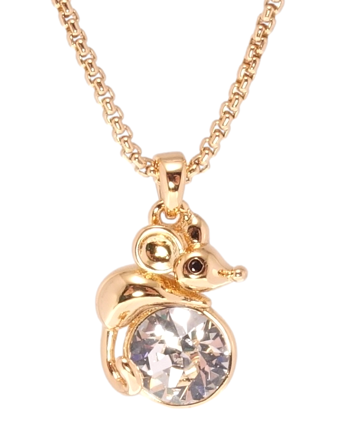 Кулон Xuping 18K с кр-ми Swarovski на цепочке "Мышонок с кристаллом Clear" длина 40-45см х 1мм
Кулон Xuping 18K с кр-ми Swarovski на цепочке "Мышонок с кристаллом Clear" длина 40-45см х 1мм