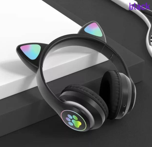 Наушники беспроводные LED с кошачьими ушками и подсветкой ASK-28 черные Bluetooth 5.0 TF-карта MP3-пл, Черный
Наушники беспроводные LED с кошачьими ушками и подсветкой ASK-28 черные Bluetooth 5.0 TF-карта MP3-пл, Черный