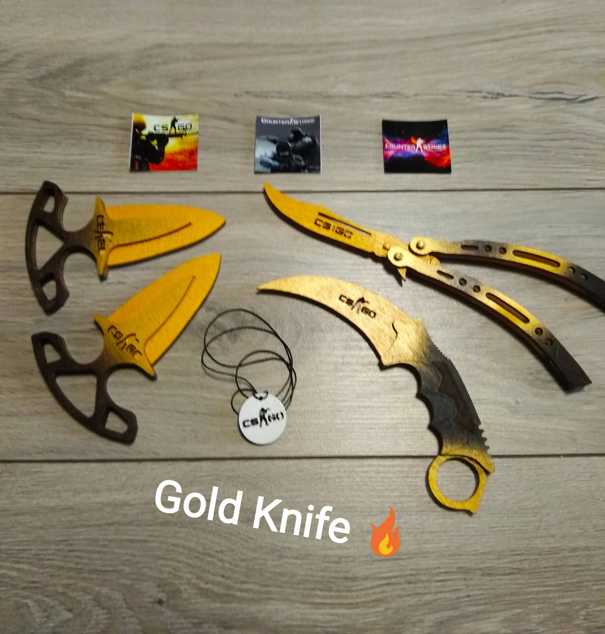 Набор деревянных ножей из КС ГО ( CS:GO) Керамбит нож Бабочка Тычковые Standoff 2 Подарок мальчику(Gold Knife), Золотистый
Набор деревянных ножей из КС ГО ( CS:GO) Керамбит нож Бабочка Тычковые Standoff 2 Подарок мальчику(Gold Knife), Золотистый
