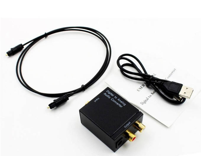 Аудио конвертер коаксиал Toslink с цифрового на аналоговый RCA. spdif ,Цап,оптика в тюльпан
Аудио конвертер коаксиал Toslink с цифрового на аналоговый RCA. spdif ,Цап,оптика в тюльпан