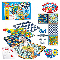 Настольная игра TG 004 8в1,шашки, шахматы, фишки, кубик, карты, игровое поле, в коробке,
Настольная игра TG 004 8в1,шашки, шахматы, фишки, кубик, карты, игровое поле, в коробке,