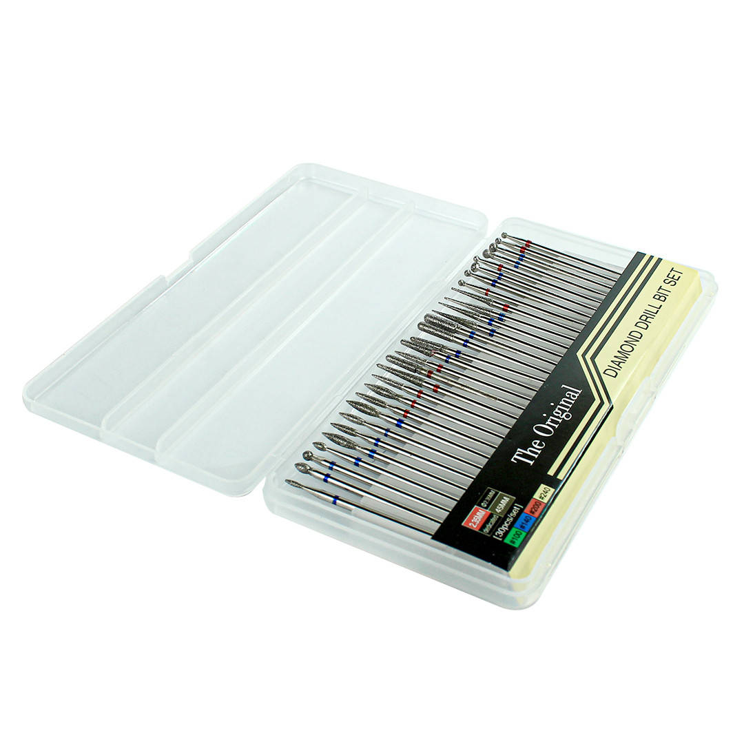 Набор фрез 30шт DIAMOND DRILL BIT SET фрезы для маникюра маникюрные фрезы насадки аппаратный маникюр Drill pro
Набор фрез 30шт DIAMOND DRILL BIT SET фрезы для маникюра маникюрные фрезы насадки аппаратный маникюр Drill pro