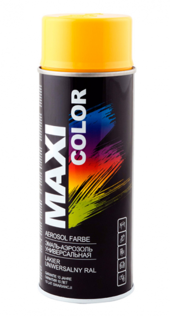 Эмаль аерозольная универсальная декоротивная Maxi Color RAL 1004 золотисто желтый 400 мл
Эмаль аерозольная универсальная декоротивная Maxi Color RAL 1004 золотисто желтый 400 мл