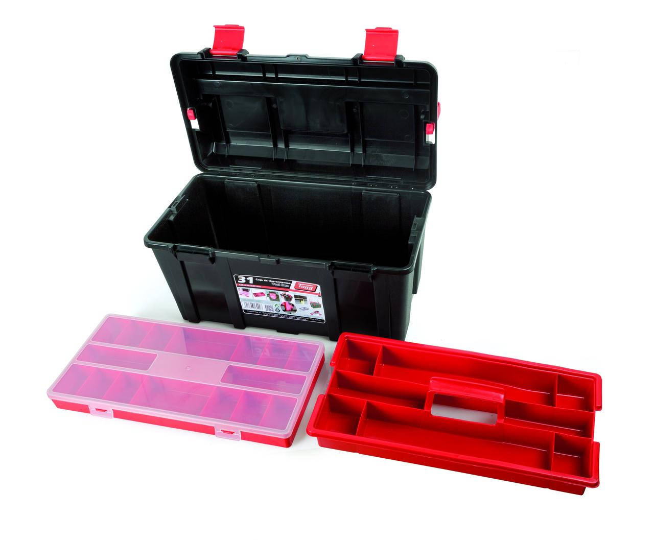 Ящик для инструментов Tayg Box 31 Caja htas 44,5x23,5x23 см , профессиональный, пластиковый чёрный (131004А)
Ящик для инструментов Tayg Box 31 Caja htas 44,5x23,5x23 см , профессиональный, пластиковый чёрный (131004А)