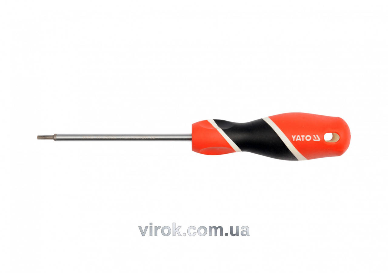 Отвертка Torx YATO T40 х 100 мм YT-25961
Отвертка Torx YATO T40 х 100 мм YT-25961