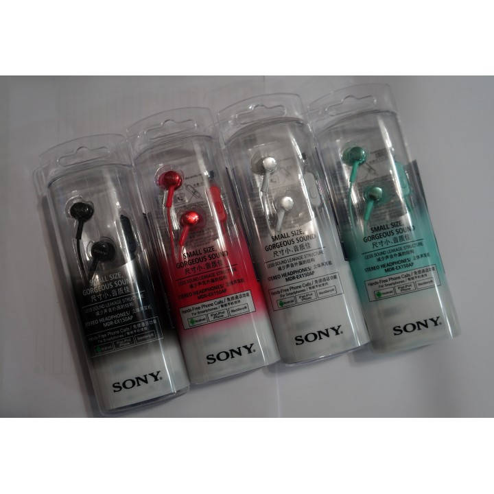 Наушники вакуумные с микрофоном Sony Ex -150AP проводные, 1.2m, 103 дБ, 3.5 мм mini jack, разные цвета
Наушники вакуумные с микрофоном Sony Ex -150AP проводные, 1.2m, 103 дБ, 3.5 мм mini jack, разные цвета