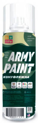 Фарба акрилова комуфляжна 400мл, # 6014RAL "Хакі" BeLife (1/12), Хаки 
Фарба акрилова комуфляжна 400мл, # 6014RAL "Хакі" BeLife (1/12), Хаки