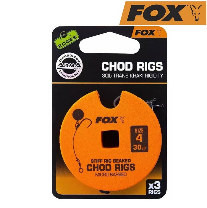 Готовые поводки чод-риг Fox Edge Armapoint Stiff Rig Beaked Chod Rigs 30lb с крючками №4 (3шт), Хаки
Готовые поводки чод-риг Fox Edge Armapoint Stiff Rig Beaked Chod Rigs 30lb с крючками №4 (3шт), Хаки