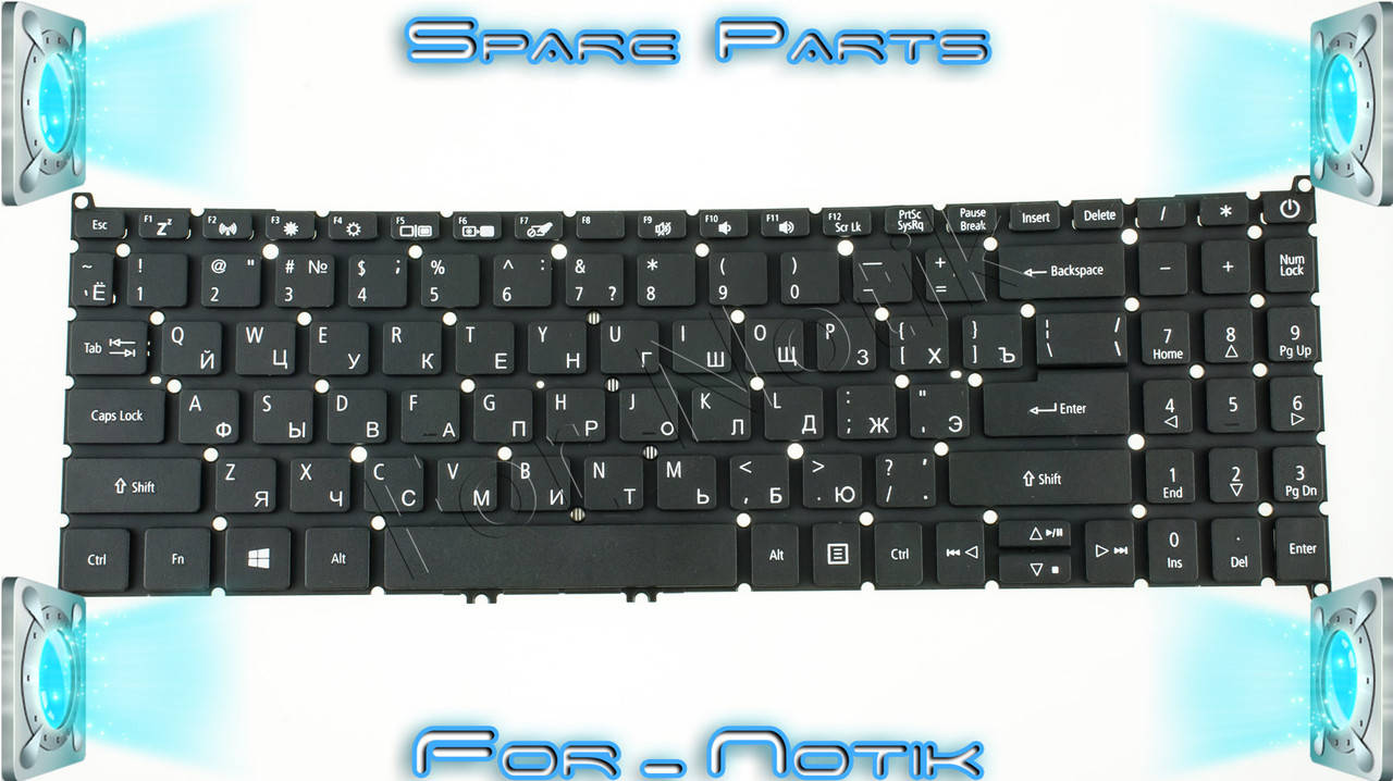 Клавиатура Acer Aspire A315-55 A515-43 A515-52 A515-54, Черный 
Клавиатура Acer Aspire A315-55 A515-43 A515-52 A515-54, Черный