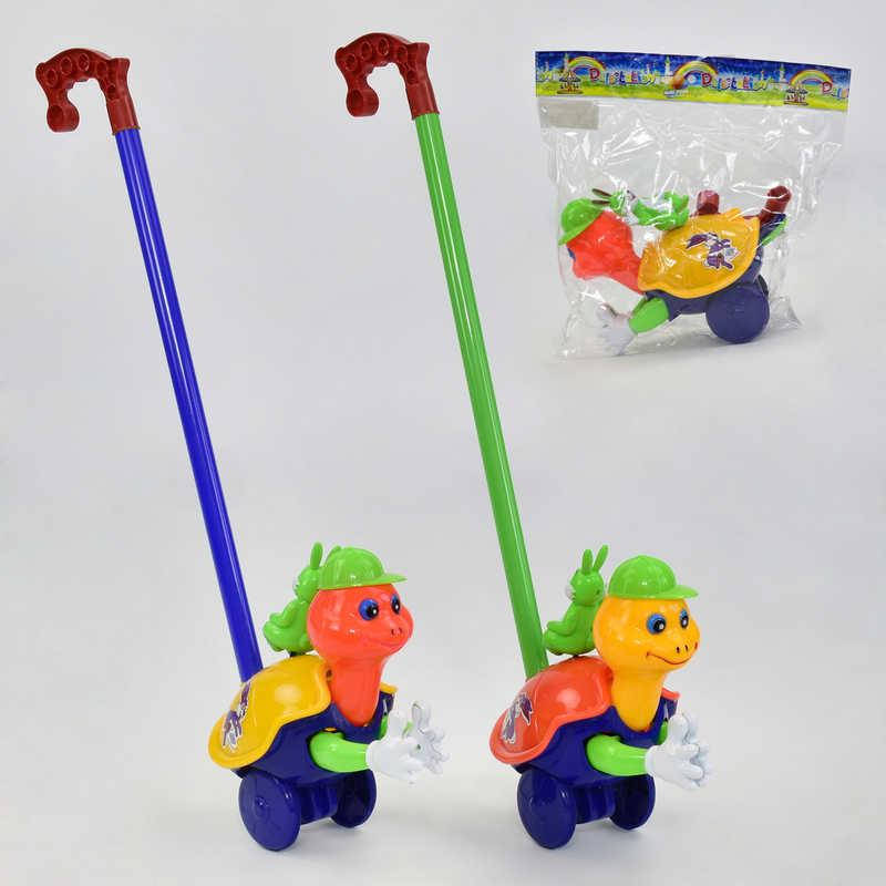 Каталка "Черепашка" на палочке, хлопает в ладоши, 2 цвета, с погремушкой, пак. 30*20см (60шт/2) 
Каталка "Черепашка" на палочке, хлопает в ладоши, 2 цвета, с погремушкой, пак. 30*20см (60шт/2)