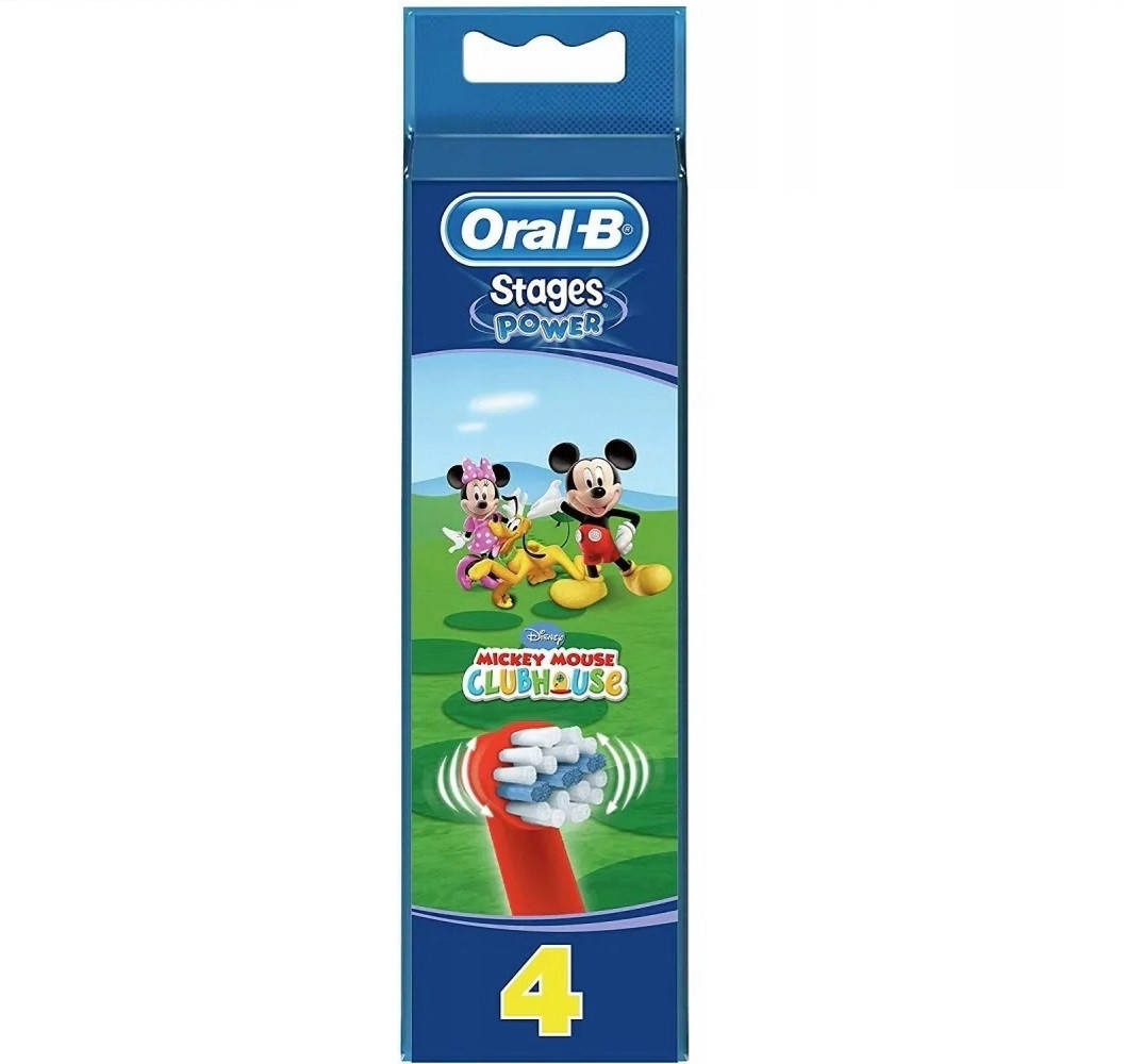 Насадки для зубных щеток Oral-B Stages Power (Мики) 4 шт
Насадки для зубных щеток Oral-B Stages Power (Мики) 4 шт