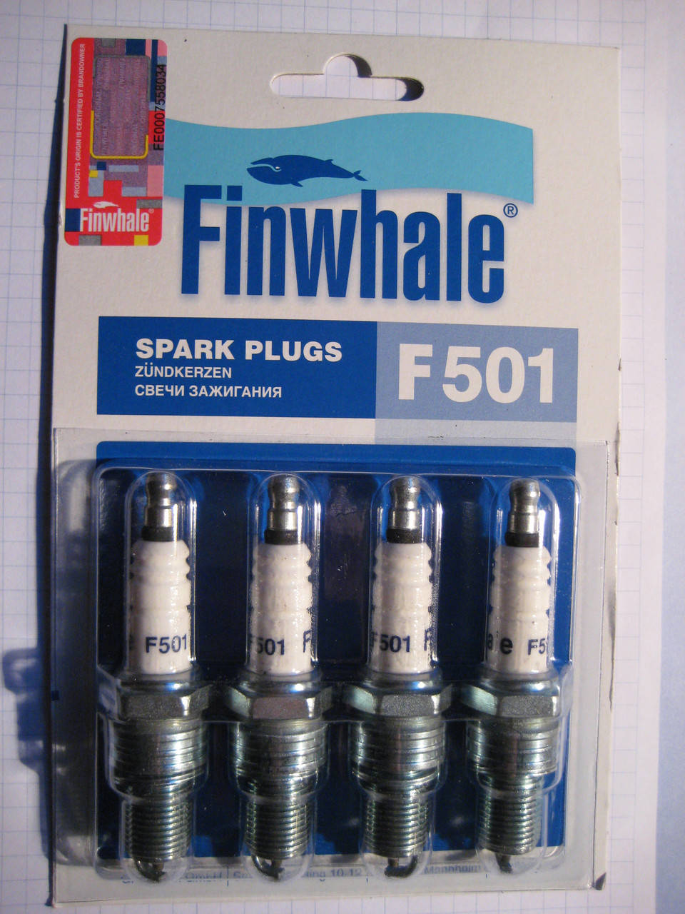 Свечи зажигания F 501 ВАЗ 2101 2102 2103 2104 2105 2106 2107 Нива Тайга 2121 21213 Finwhale
Свечи зажигания F 501 ВАЗ 2101 2102 2103 2104 2105 2106 2107 Нива Тайга 2121 21213 Finwhale