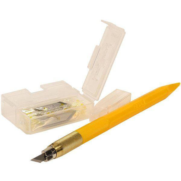 Макетный нож-скальпель OLFA AK-5 4 мм (в уп. 30 шт. лезвий)
Макетный нож-скальпель OLFA AK-5 4 мм (в уп. 30 шт. лезвий)