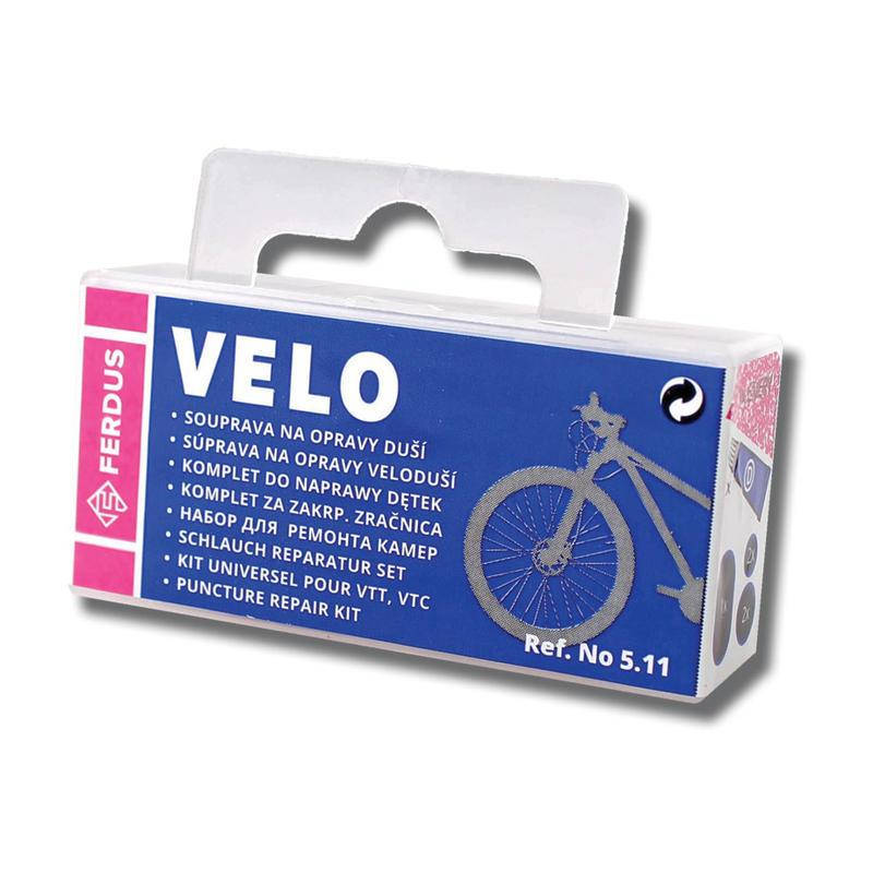 Набор для ремонта велосипедных камер Ferdus Velo
Набор для ремонта велосипедных камер Ferdus Velo