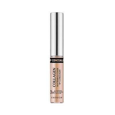 Осветляющий коллагеновый консилер Enough Collagen Whitening Cover Tip Concealer 3 in 1 #Light Beige
Осветляющий коллагеновый консилер Enough Collagen Whitening Cover Tip Concealer 3 in 1 #Light Beige