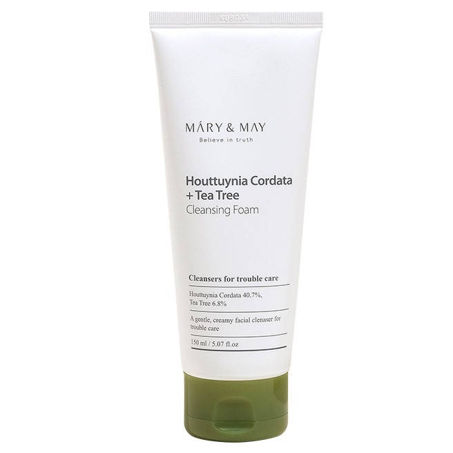 Пенка с гуттуинией и чайным деревом Mary&May Houttuynia Cordata Tea Tree Cleansing Foam 150 ml
Пенка с гуттуинией и чайным деревом Mary&May Houttuynia Cordata Tea Tree Cleansing Foam 150 ml