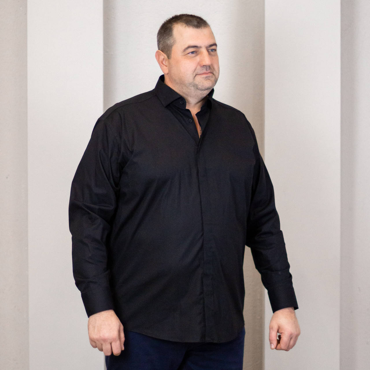 Мужская рубашка с длинным рукавом Barcotti 2XL 3XL 4XL 5XL 6XL черная большие размеры батал Турция, Черный
Мужская рубашка с длинным рукавом Barcotti 2XL 3XL 4XL 5XL 6XL черная большие размеры батал Турция, Черный