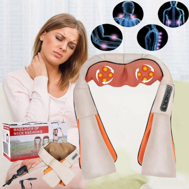 Универсальный роликовый массажер для спины шеи и плеч Massager массажер шиацу с ИК-прогревом SPG
Универсальный роликовый массажер для спины шеи и плеч Massager массажер шиацу с ИК-прогревом SPG