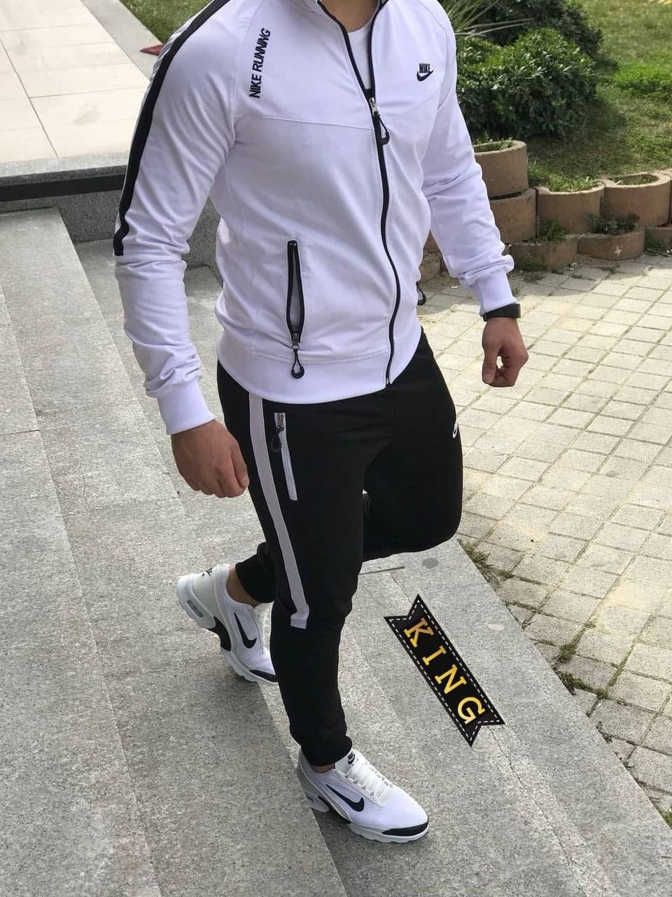 NIKE Мужской белый спортивный костюм с лампасами весна/лето/осень.Мужской спортивный костюм на молнии
NIKE Мужской белый спортивный костюм с лампасами весна/лето/осень.Мужской спортивный костюм на молнии