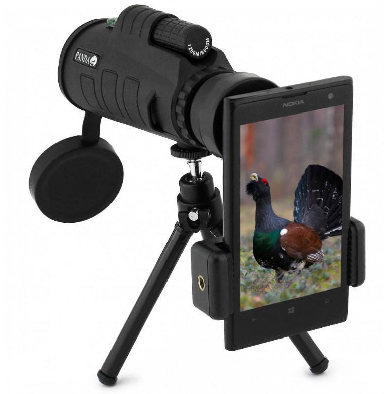Монокуляр PANDA + Тринога + Утримувач для телефона (16x52)
Монокуляр PANDA + Тринога + Утримувач для телефона (16x52)