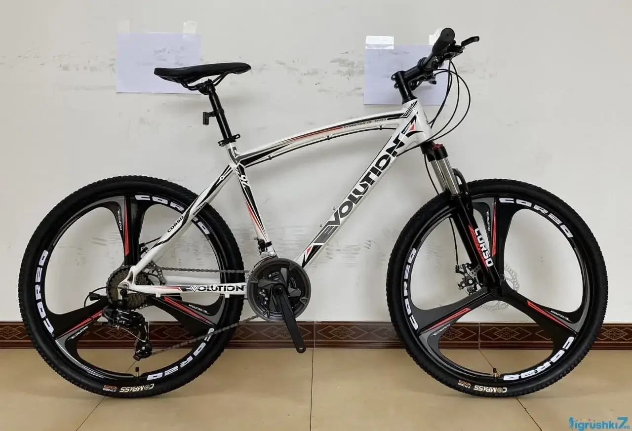 Велосипед Спортивный CORSO «Evolution» 26" дюймов 43738 рама алюминиевая, оборудование Shimano 21 скорость, Белый
Велосипед Спортивный CORSO «Evolution» 26" дюймов 43738 рама алюминиевая, оборудование Shimano 21 скорость, Белый