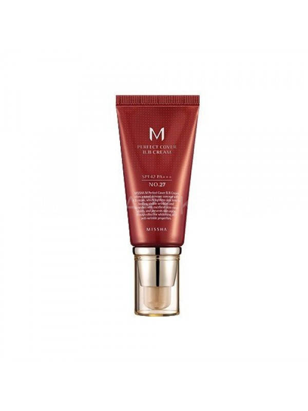 ББ крем MISSHA M Perfect Cover BB Cream (SPF42/PA+++) 50ml №27 Honey Beige (медовый беж)
ББ крем MISSHA M Perfect Cover BB Cream (SPF42/PA+++) 50ml №27 Honey Beige (медовый беж)