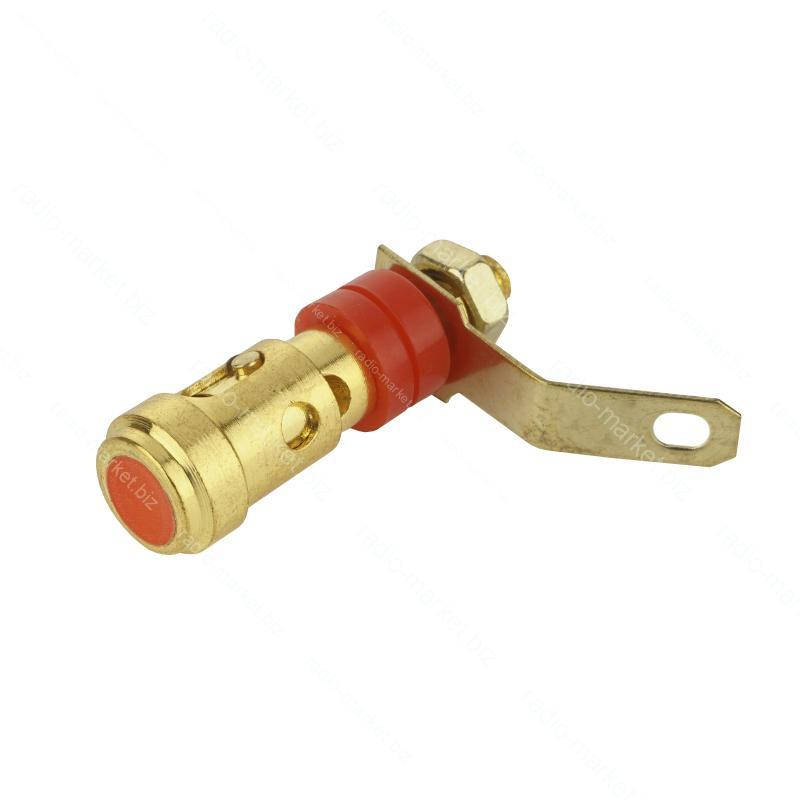 Зажим акустический одинарный HM-249S, красный
Зажим акустический одинарный HM-249S, красный