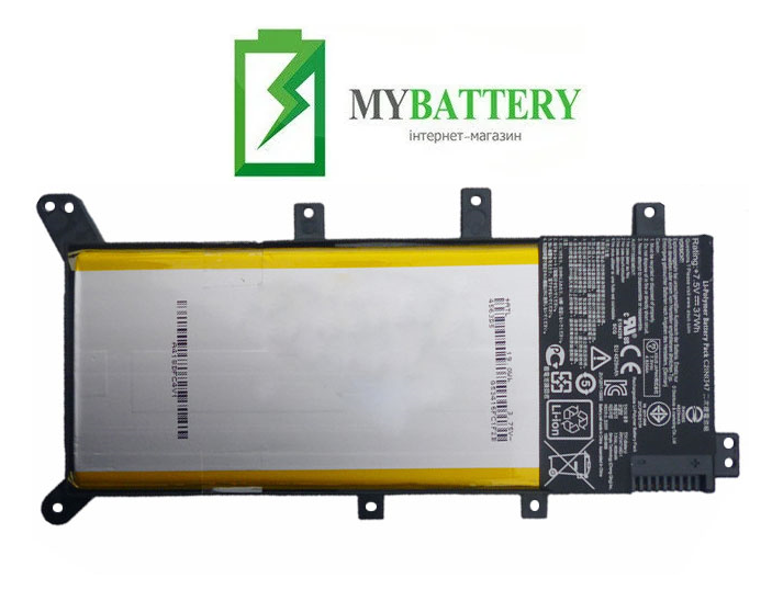Аккумуляторная батарея Asus C21N1347 X554L X555L X555LB X555LN X555 X555LD X555LP F555A F555U W519L F5055UA, Черный
Аккумуляторная батарея Asus C21N1347 X554L X555L X555LB X555LN X555 X555LD X555LP F555A F555U W519L F5055UA, Черный