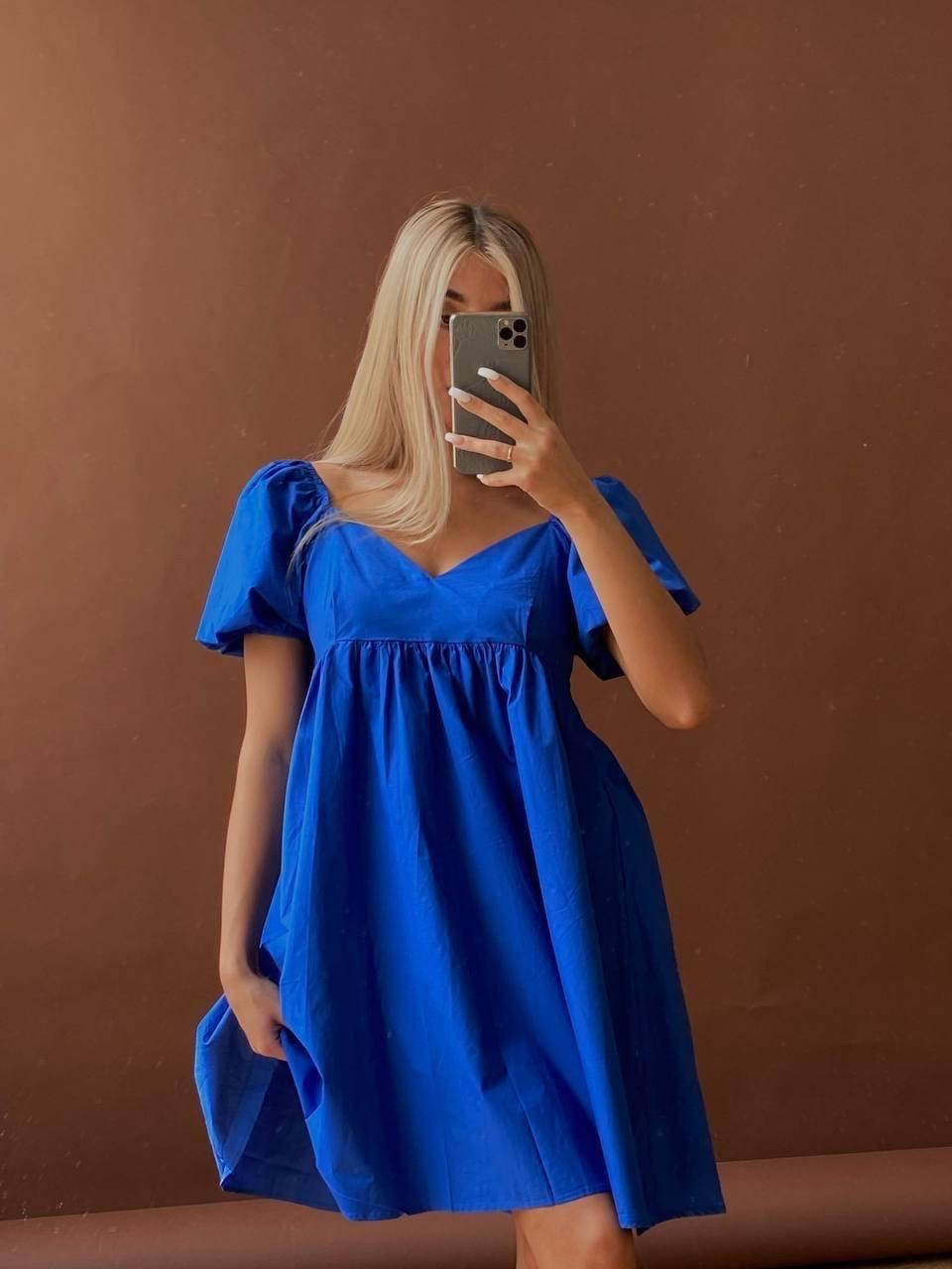 Платье baby doll женское летнее лёгкое Размеры: 42-44, 44-46 Ткань: плотный коттон Мод.177 Электрик, 44/46
Платье baby doll женское летнее лёгкое Размеры: 42-44, 44-46 Ткань: плотный коттон Мод.177 Электрик, 44/46