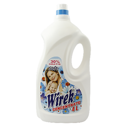 Ополіскувач-кондиціонер для прання Вірек мякий Wirek concentrate soft 132p 4L 5шт/ящ (Код : 00-00010692)
Ополіскувач-кондиціонер для прання Вірек мякий Wirek concentrate soft 132p 4L 5шт/ящ (Код : 00-00010692)