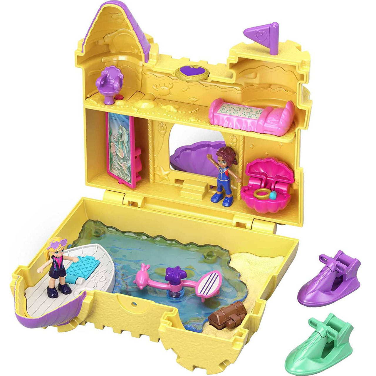 Игровой набор Полли Покет Песочный Замок Polly Pocket GCJ87
Игровой набор Полли Покет Песочный Замок Polly Pocket GCJ87