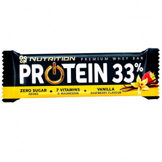 Go On Nutrition, Протеиновый батончик Protein Bar 33%, 50 грамм Vanilla Raspberry, Ваниль малина, 50 грамм
Go On Nutrition, Протеиновый батончик Protein Bar 33%, 50 грамм Vanilla Raspberry, Ваниль малина, 50 грамм