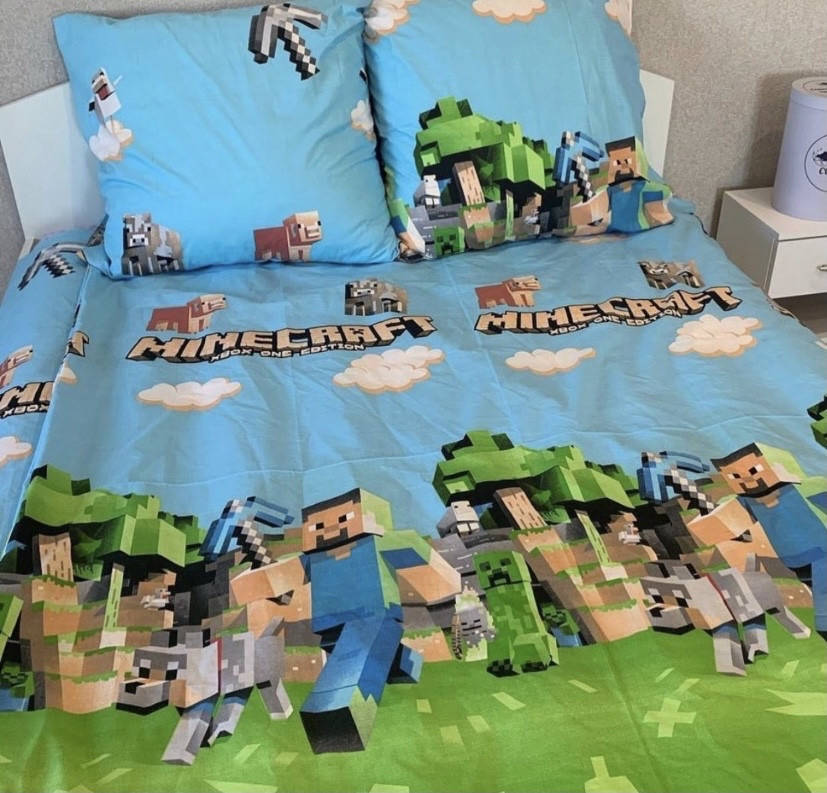 Набор детского постельного белья. Minecraft, (майнкрафт) ткань бязь
Набор детского постельного белья. Minecraft, (майнкрафт) ткань бязь